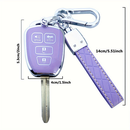 Key Fob Cover Case for Toyota for Highlander for Camry for RAV4 for Corolla for Tacoma for Avalon for Venza for Yaris Accessories Shell