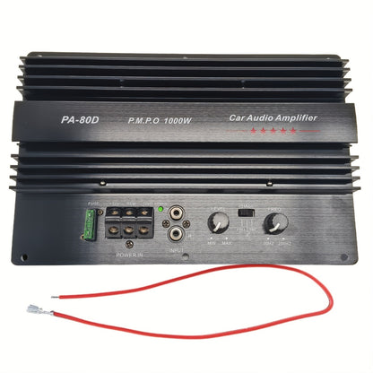 High Power 12V 1000W Car Audio Amplifier Board Powerful Subwoofer Bass Amplifier High Power 1000W Car Subwoofer Amplifier - RMS 600W, Supports 8Inch, 10Inch, 12Inch Speakers, Ultra Low Distortion(0.01%), 12V High Performance Audio Board
