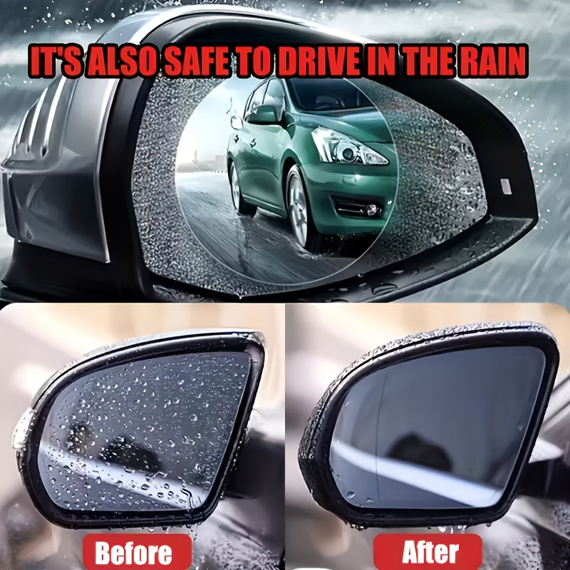 JOKJOK Waterproof Non-Wetting Car Glass Coating Wax - And -Fog And Rearview Mirror Polish, Fit for All Vehicles, Long-Lasting Rain Repellent Sprayable Paste (Before/After Protection) - Easy Application Kit