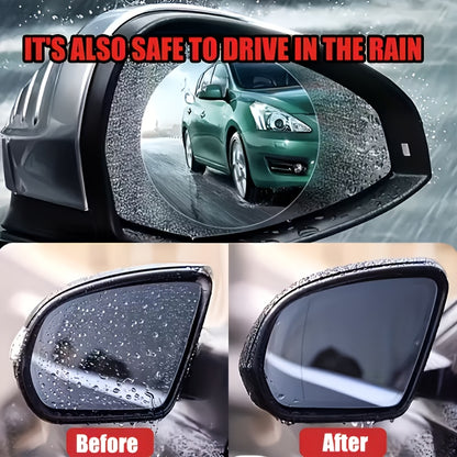 JOKJOK Waterproof Non-Wetting Car Glass Coating Wax - And -Fog And Rearview Mirror Polish, Fit for All Vehicles, Long-Lasting Rain Repellent Sprayable Paste (Before/After Protection) - Easy Application Kit