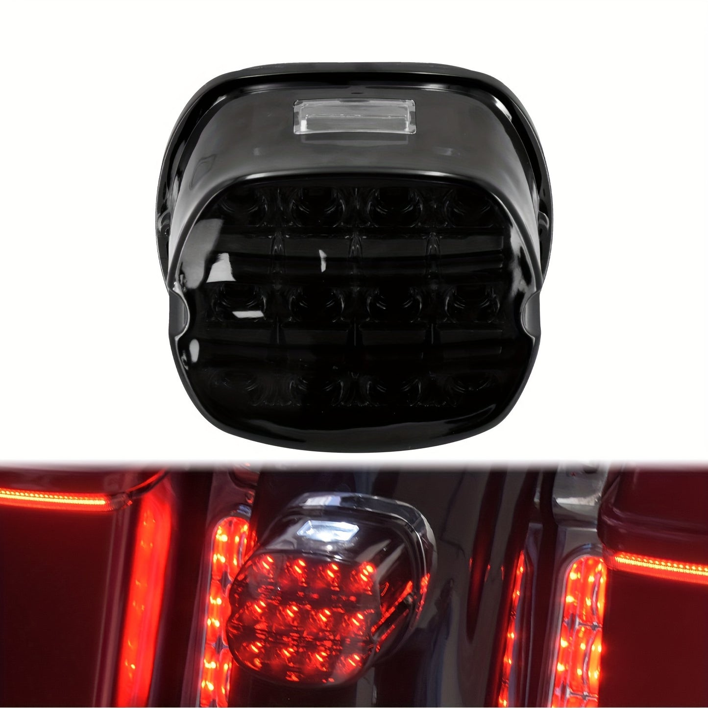 LED License Plate Rear Lamp for Harley-Davidson – Sportster, Dyna, Touring, Road King & Electra Glide