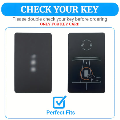 TPU Key Card Holder for Tesla Key Card, Suitable for Model S/X/3/Y Cybertruck Key Card. Key Card Holder Case for Tesla Model 3 for Model Y S/X Soft TPU Full Protection Key Fob Cover Shell Additions Key Chain 2pcs.