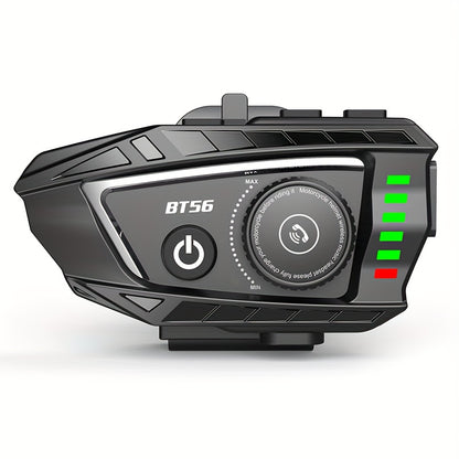 Motorcycle Helmet Bluetooth Headphones – Wireless 6.0, Hi-Fi Stereo, Noise Cancellation, Hands-Free Calls | RGB Atmosphere Light & Standard Variants