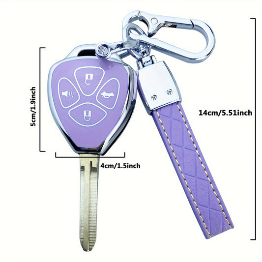 Key Fob Cover Case for Toyota for Camry for RAV4 for Corolla for 4Runner for Avalon for Venza for Yaris Accessories Shell