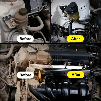 Engine Compartment Repair And Protection Spray: High-Gloss Protective Agent-To Improve The Brightness of The Plastic, Heat And UV Resistance, Long-Lasting Protective Coating