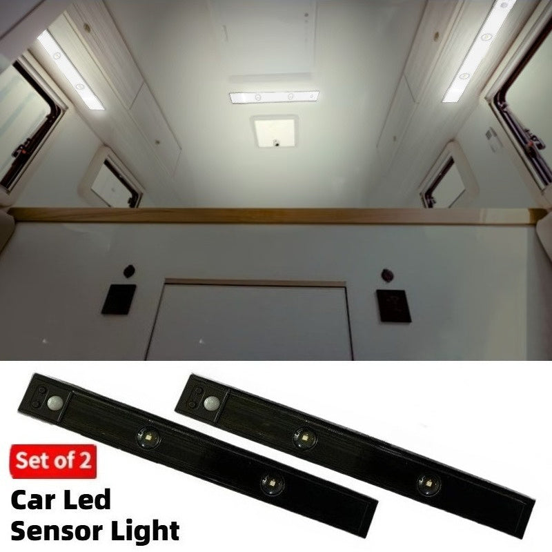1/2-Pack Motion Sensor RV Step Lights, Indoor LED Lighting, High Brightness & Long-Lasting, Battery Powered, Easy to Install, Suitable for RV Roof and Other Places
