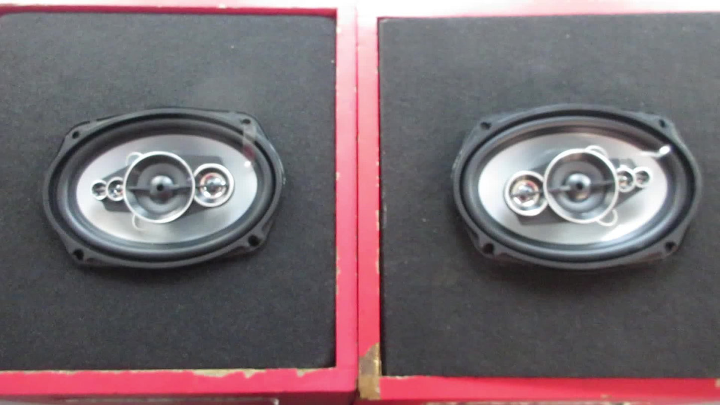 2pcs 6X9 inch1200W 5-way car mounted high fidelity full frequency coaxial speaker,preferred for modified vehicles Auto Audio Music Stereo Subwoofer Full Range Frequency,car stereo speakers,car door speakers