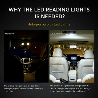 40PCS Car LED Combination Set 12V-T10 Width Indicator Dual Pointed Reading Light,Car Interior Combination LED Map Door Dash Gauge Instrument Concierge, White