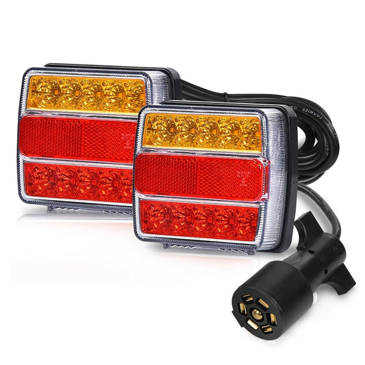 [LED Trailer Lights] 2/ 5 LED Magnetic Trailer Towing Lights Wire Trailer Lights Kit