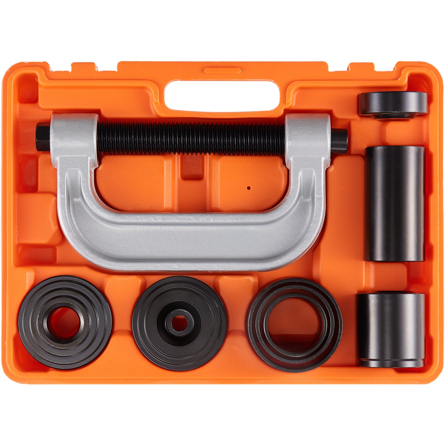 VEVOR Ball Joint Press Kit C-press Ball Joint Tools 10 pcs/21 pcs/23 pcs Automotive Repair Kit, Heat treatment of C-type clamps and screws/All heat treatment