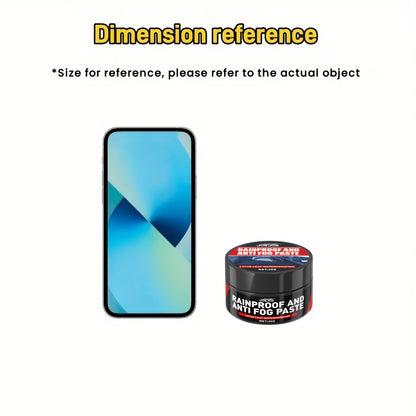 JOKJOK Waterproof Non-Wetting Car Glass Coating Wax - And -Fog And Rearview Mirror Polish, Fit for All Vehicles, Long-Lasting Rain Repellent Sprayable Paste (Before/After Protection) - Easy Application Kit