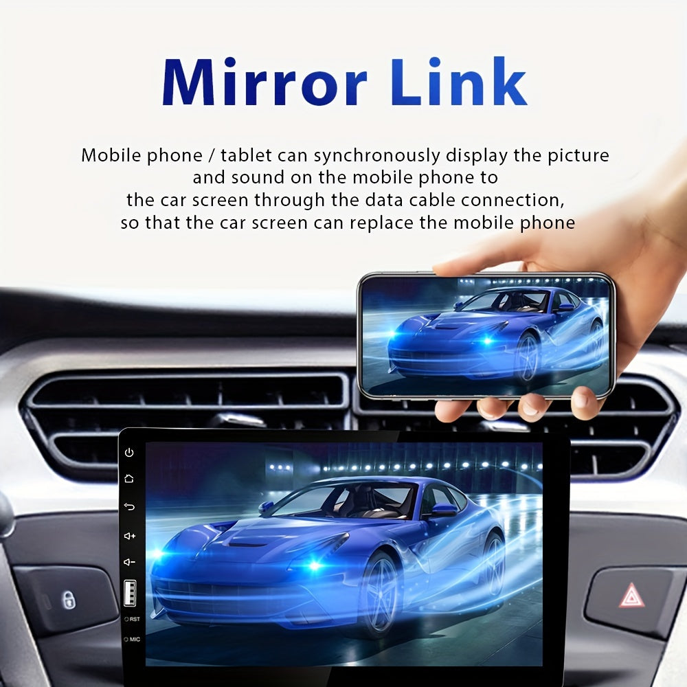 Hikity 1 din MP5 Player 9-Inch HD Touch Screen 1DIN Auto audio USB TF Card For Universal Autoradio Multimedia Player+Rear view Camera (optional)