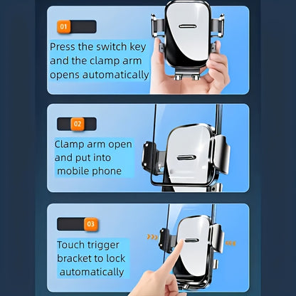 An Upgraded Version of a Chic Model Car Phone Holder That Can Be Adjusted for Both Horizontal And Vertical Positions. This Universal Suction Cup Holder Is Stable for Car Navigation And Fits All Mobile Phones, Making It Perfect for Your Car Dashboard