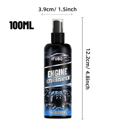 Engine Degreaser & Exterior Cleaner 3.38 oz + Towel – Powerful Oil & Grime Remover for Engine Heads, Exhaust Pipes, Fuel & Water Systems, Low Odor