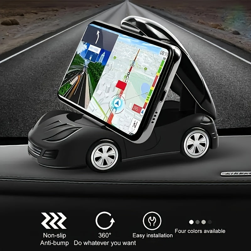 [360° Rotating] 2pcs Car Model Phone Holder Holder Foldable Car Dashboard Phone Holder 360° Rotating Universal Phone Holder Auto Parts