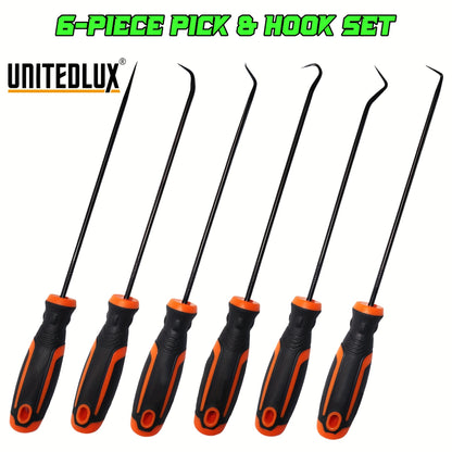 A Set of 4 Or 6pcs Including Pick And Hook Tools, Oil Seals, O-Rings, Seal Gaskets, And Pullers for Car And Bicycle Maintenance. Great for Gifting