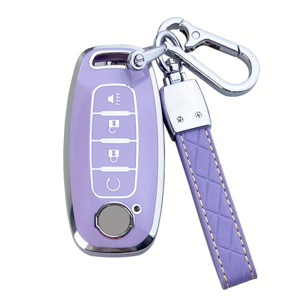 Key Fob Cover Case for Nissan for Pathfinder for Rogue for Kicks Accessories