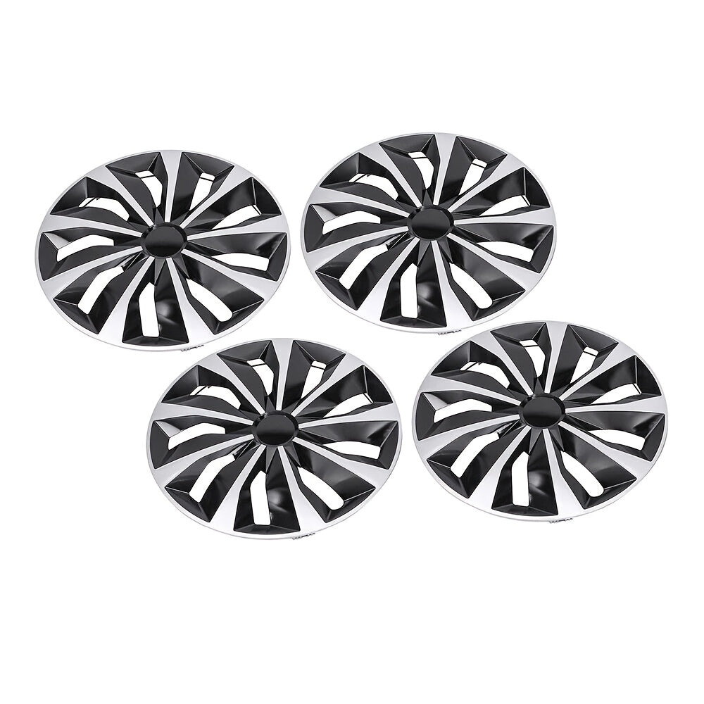 4X 16" Wheel Covers Snap On Hubcaps Full Hub Caps Fit for R15 Tire & Steel Rim, Premium Protection, Easy Installation, And Enhanced Aesthetice, Universal Compatible with Sedan, Truck, SUV, Coupe