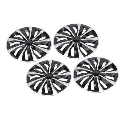 4X 16" Wheel Covers Snap On Hubcaps Full Hub Caps Fit for R15 Tire & Steel Rim, Premium Protection, Easy Installation, And Enhanced Aesthetice, Universal Compatible with Sedan, Truck, SUV, Coupe