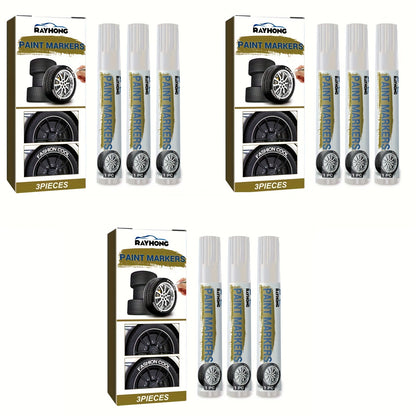 Compact And Waterproof Car Tire Markers That Dry Quickly, Perfect for Doodling And Painting. These Medium-Tipped Pens Are Great for Vehicle Upkeep