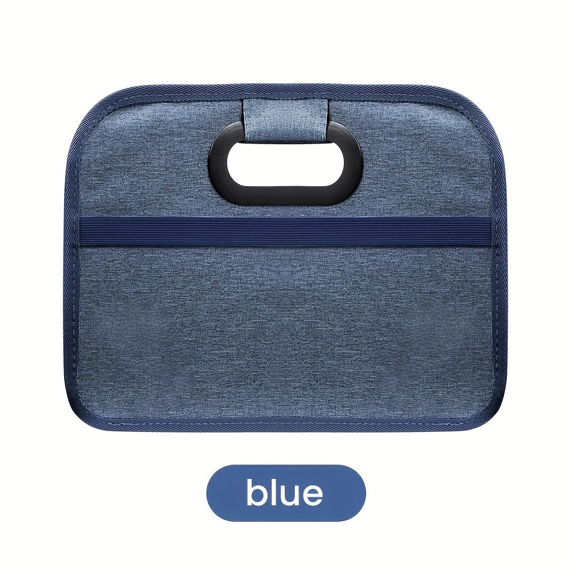 Portable, Durable, Foldable Car Storage Box with Handle - Suitable for All Cars, SUVs, and Minivans