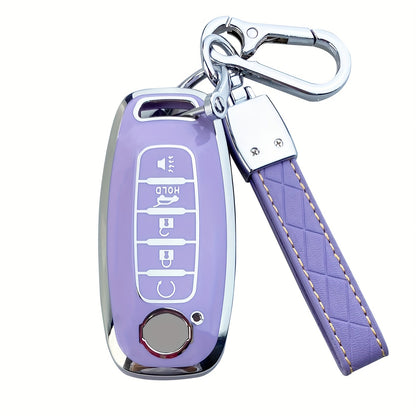 Key Fob Cover Case for Nissan for Pathfinder for Rogue for Kicks Accessories