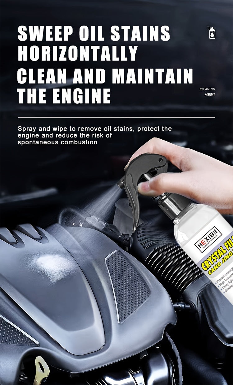 Engine Bay Cleaner Engine Shine Protector Detailer Decontamination Deep Degreasing Compartment Heavy Oil Dust Car Cleaning Tool