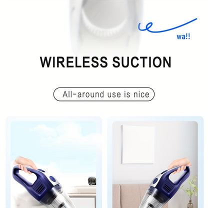[Powerful Car Vacuum Cleaner] Powerful 5000pa Strong Suction Handheld Wireless Car Vacuum Cleaner | USB Charging, Long Working, For Cars, Homes, Offices, Pet Hair Cleaning - Car Accessories For Men Women