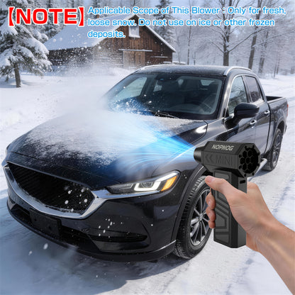 4 Gears Adjustable Turbo Blower, Wireless Rechargeable Air Blower with 130, 000 Rpm, High-speed Turbine Fan, Jet Fan 4Speed Settings - Cleaning Blower Tool Car Blowing Snow Electric Air Duster Portable Vacuum Kit Optional