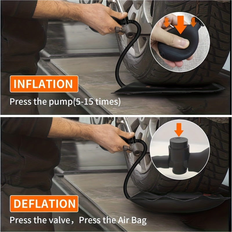 3pcs Blue Car Restoration Airbags, Without Battery