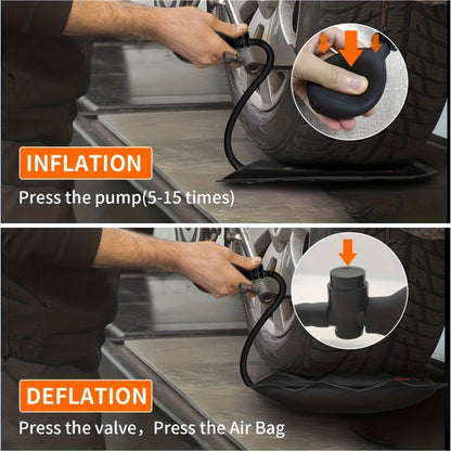 3pcs Blue Car Restoration Airbags, Without Battery