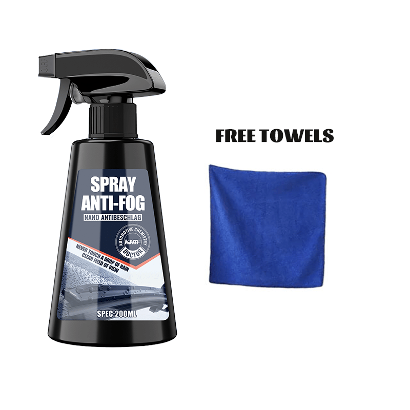 Long-lasting Anti-fog Spray, Suitable for Car Glass and Helmets, Windshield and Car Window Defogging Agent, Improve the Clarity of Mirrors and Glass Anti-fog Spray