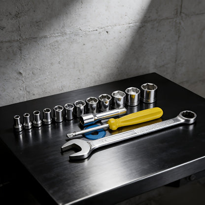 40pcs Socket Wrench Tool Kit - A Professional Hand Tool Set Designed for Various Uses And Easy Upkeep