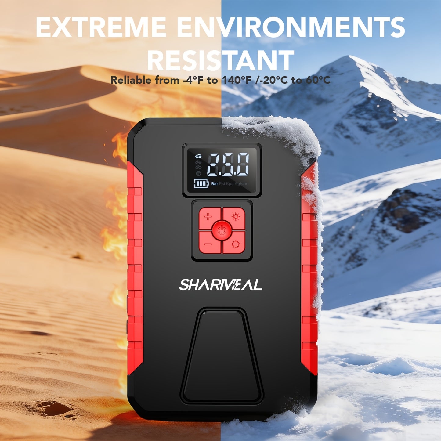 15000A-21000A Peak 350PSI 12V 17-in-1 Portable Jump Starter with Air Compressor Jump Starter, Car Battery Charger, Car Jump Starter with Air Compressor, Jump Starter Para, Car Accessories Tools, LED Light, Battery Charger, Cart Battery Charger