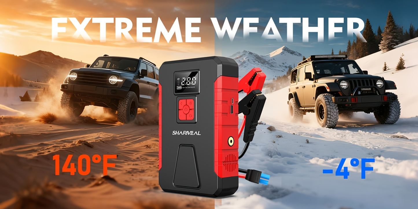 15000A-21000A Peak 350PSI 12V 17-in-1 Portable Jump Starter with Air Compressor Jump Starter, Car Battery Charger, Car Jump Starter with Air Compressor, Jump Starter Para, Car Accessories Tools, LED Light, Battery Charger, Cart Battery Charger