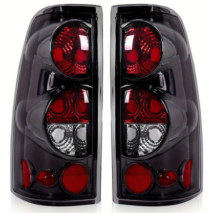Taillights Truck Accessories A Pair Truck Accessories for Chevrolet for Chevy for Silverado 1500 1500HD 2500 2500HD 1999-2006, Tail Lights for Trucks Plastic Housing + Lens (No Bulbs)