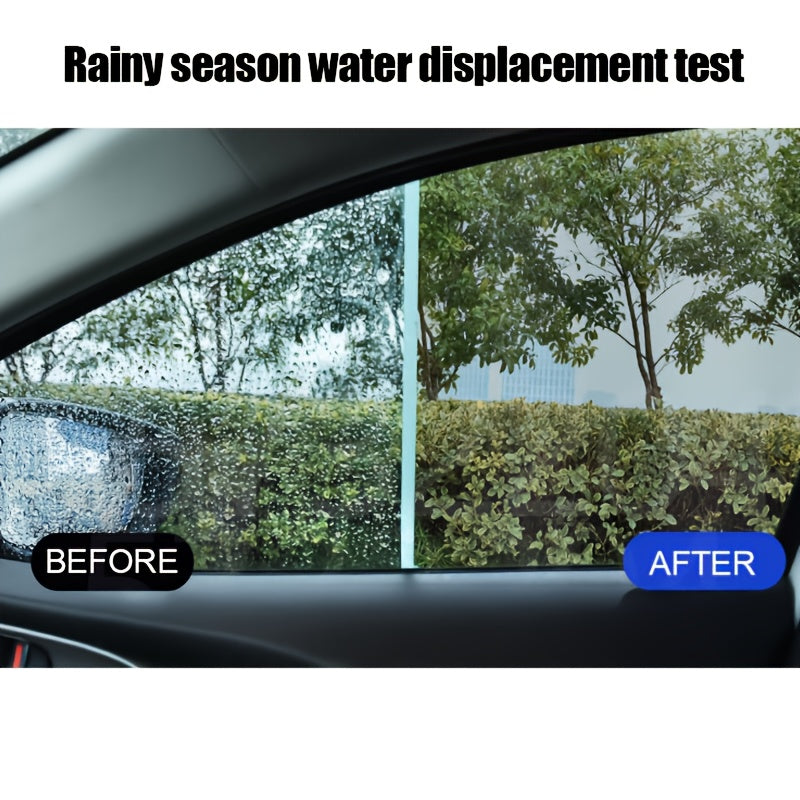 KJM 3.38oz Car Windshield Spray Waterproof And Anti-Fog Agent, Car Glass Oil Film Remover, Hydrophobic Coating Anti-Fog And Rainproof, Suitable for Car Window Windshield Wipers. Must-Have for Home And Car Beauty Shop | Car Maintenance