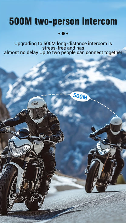 Motorcycle Helmet Wireless Intercom Headset