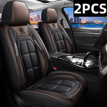 1pc, 2pcs, 5pcs, Advanced Faux Leather Car Seat Cover, Imitation Faux Leather Car Seat Cover, Protective Seat Cover, Suitable For Cars, SUVs, Vans And Trucks, Dirt-resistant, Send Gifts To Relatives