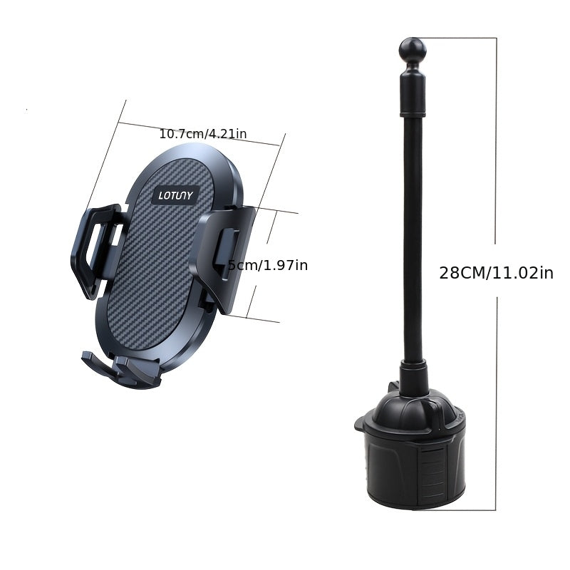 Versatile Car Cup Holder for Smartphones - Compatible with All Sizes - an Ideal Present for Friends And Family for Birthdays, Easter, Presidents Day, And Any Celebration