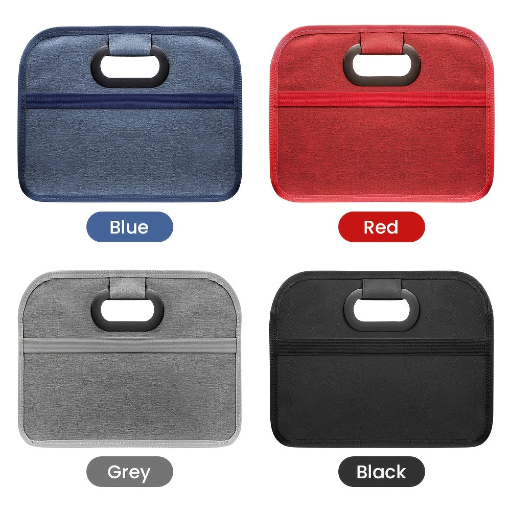 Portable, Durable, Foldable Car Storage Box with Handle - Suitable for All Cars, SUVs, and Minivans