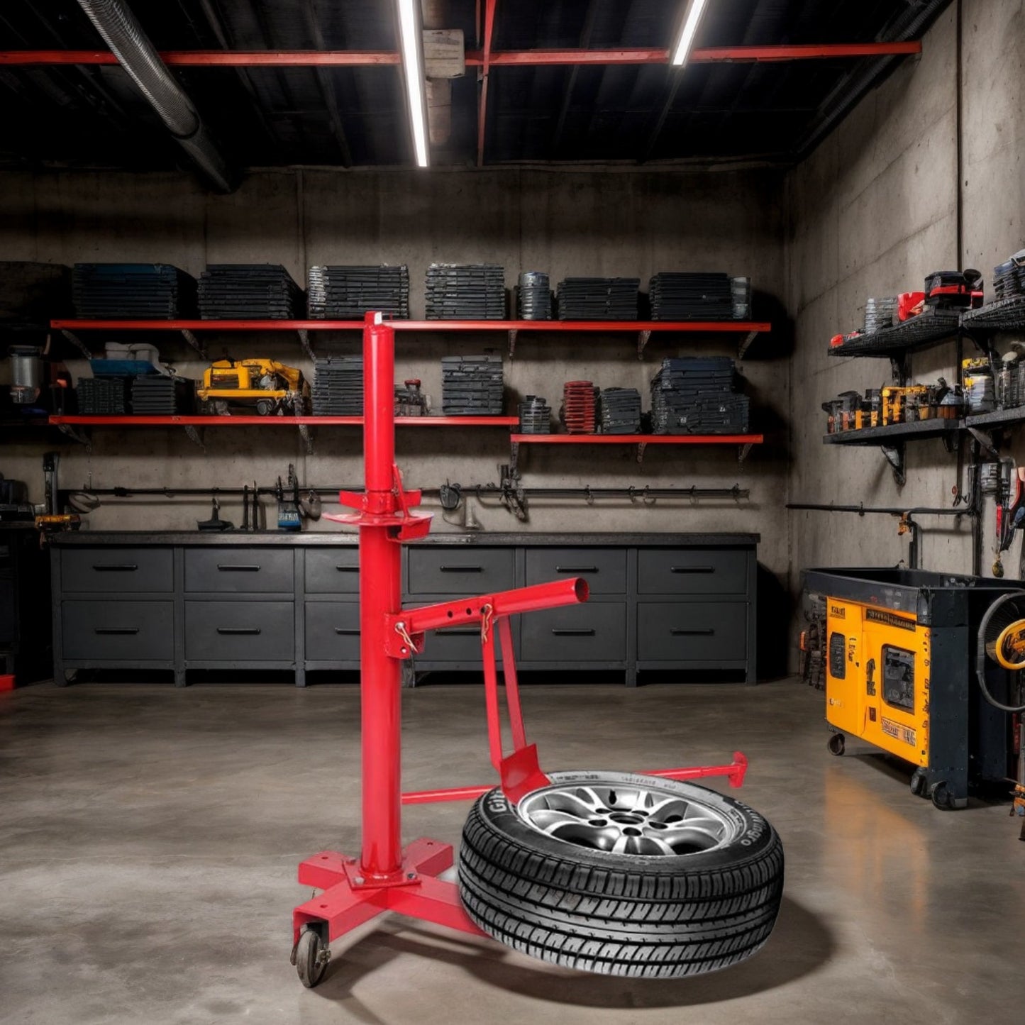Portable Manual Tire Removal Machine, 8-16 Inch Tire Bead Breaker Loading and Unloading Tool, Suitable for Home Garages and Small Auto Repair Shops