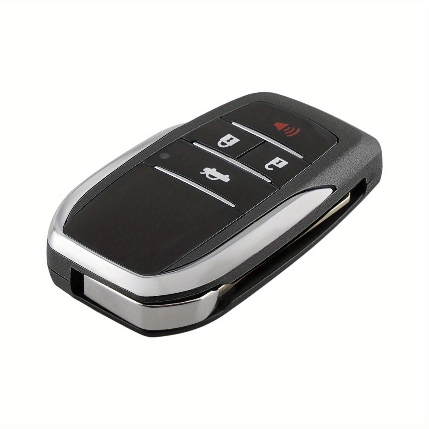 Set of 2 Enhanced Flip Key Fob Shells with 4 Buttons for Toyota Models Including Camry, Corolla, Venza, for Scion, And for Xb from 2007 to 2012, FCCID HYQ12BBY