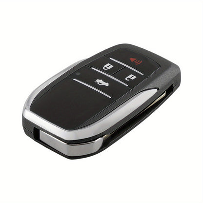 Set of 2 Enhanced Flip Key Fob Shells with 4 Buttons for Toyota Models Including Camry, Corolla, Venza, for Scion, And for Xb from 2007 to 2012, FCCID HYQ12BBY