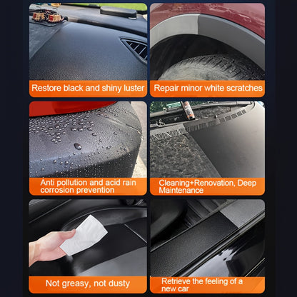 150G/5.29Oz Complete Car Revitalization Set: Restore Plastic, Enhance Interior Shine, Tires & Fix Discoloration - Suitable for Halloween Treats, Christmas Presents