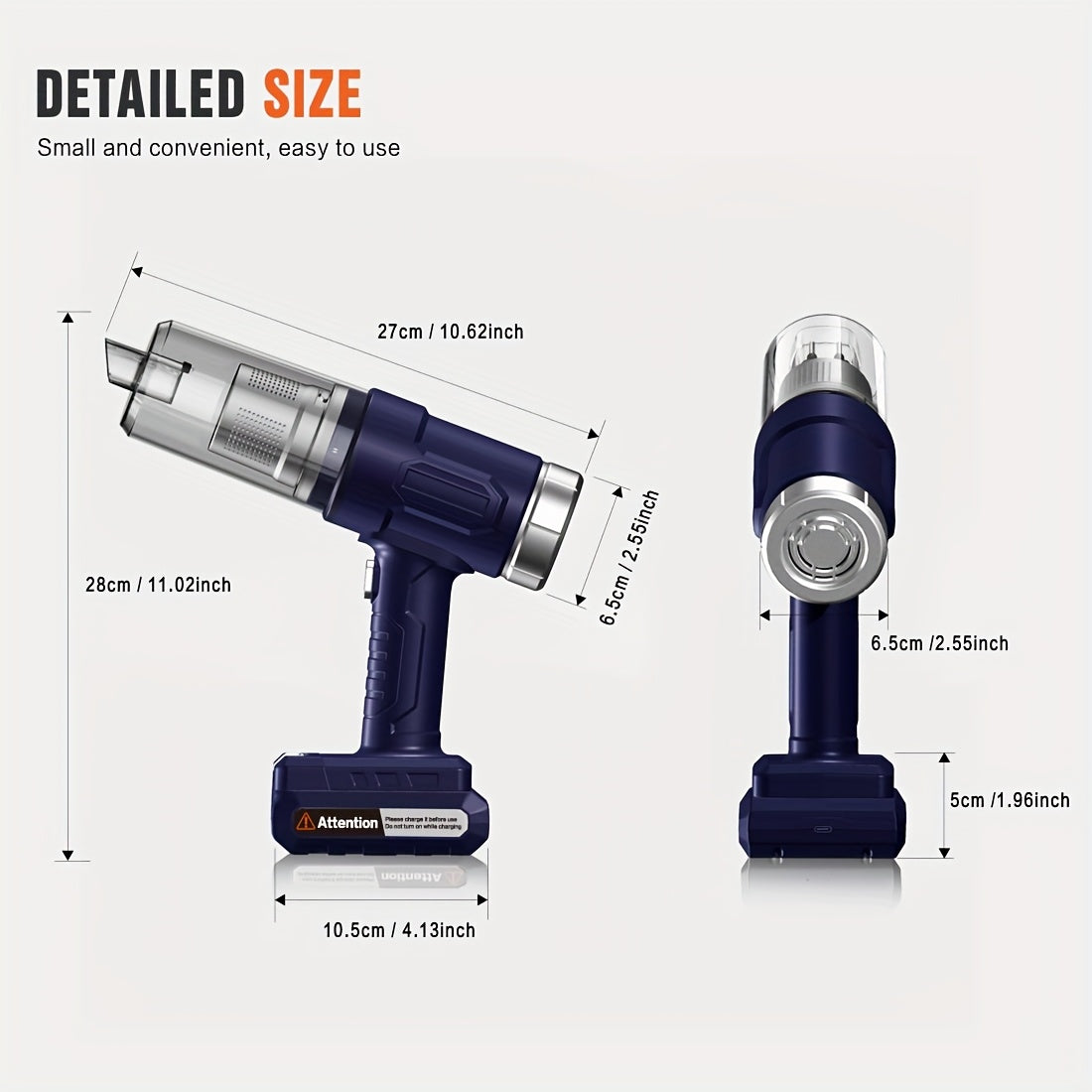 Car Vacuum Cleaner Suction Strong, Convenient Wireless Dust Collector, Car And Household Cleaning Supplies, Cool Automotive Supplies, Gap Vacuum, Suitable For Cars, RV, Kitchen, Floor, Home And Other Cleaning Equipment