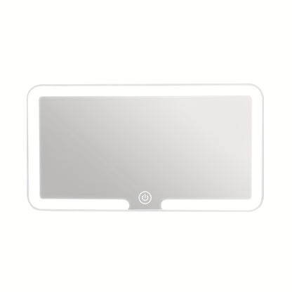 Car Sun Visor Makeup Mirror | USB-powered with Included Charging Cable, Features 3 Light Modes and LED Illumination, Suitable for Cars, Trucks, and SUVs, Perfect Gift for Women, Essential Road Trip Companion, Ideal for Female Drivers