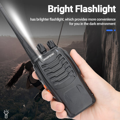2pcs New Baofeng BF-888S Upgrade Walkie Talkie Wireless Copy Frequency Long Range Portable BF888S Ham Two Way Radio Hunting