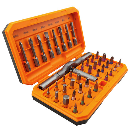 42in 1 Magnetic Screwdriver Set, DIY Ratchet Mini Screwdriver Set, Removable Self-assembly Precision Screwdriver Kit, Magnetic DIY Precision Tool Kit for PC Mobile Watch Bicycle