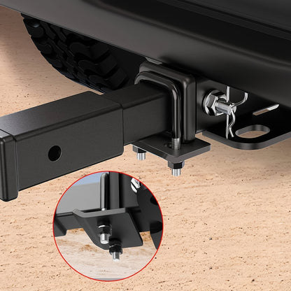 1pc/2pcs 2 Inch Trailer Hitches Hitch Mount Anti Rattle Heavy Duty Steel with Rubber Anti-Rust Triple Protective Matte Trailer Hitch Tightener Hitch Tightener Anti Rattle Stabilizer Black Red Green Blue